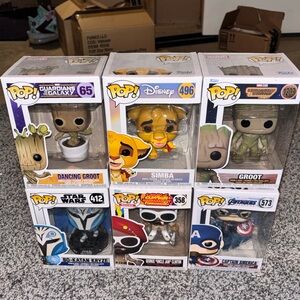Funko Pop! Vinyl Figure Collection - Pack of 6